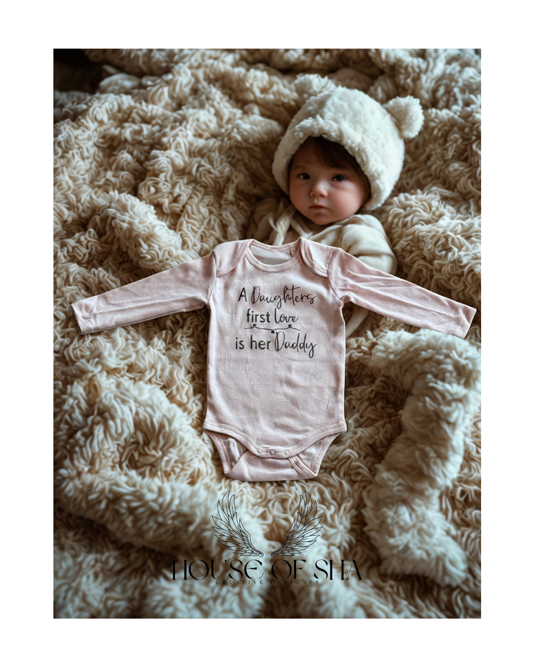 Baby Romper – “A Daughter’s First Love is Her Daddy”
