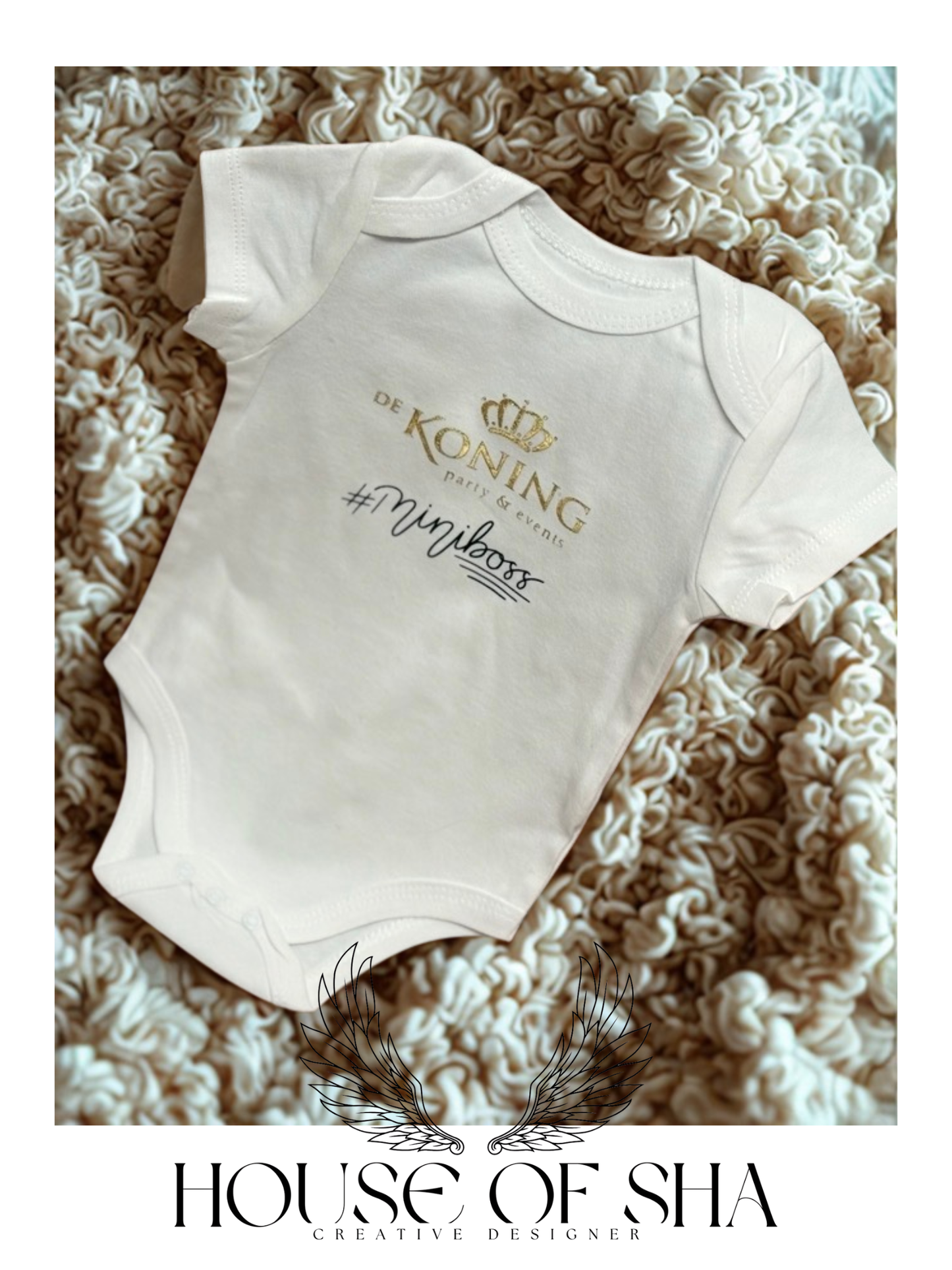Custom Company Romper – “#MiniBoss” Design