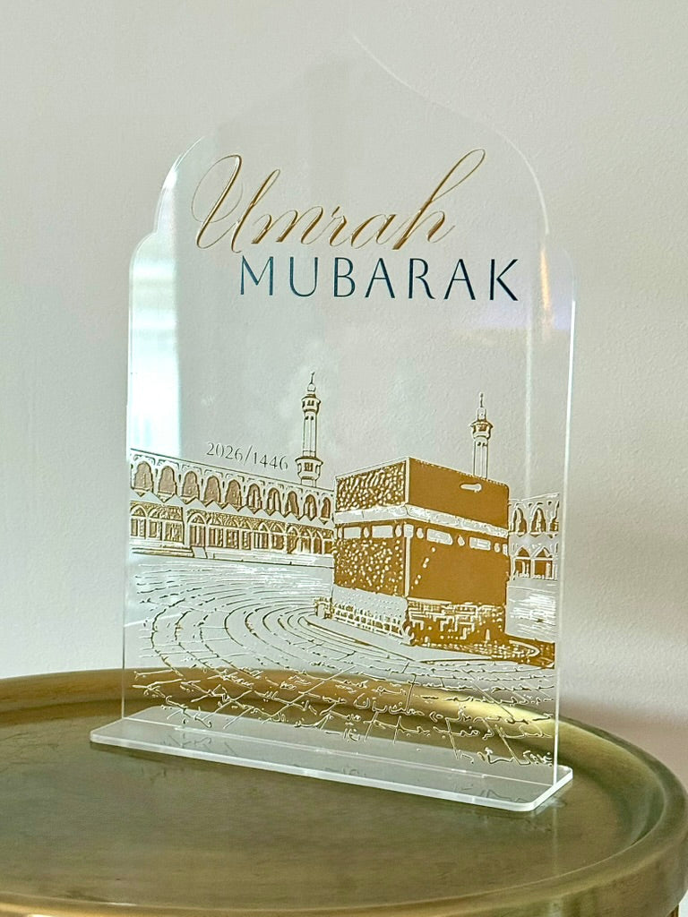 Personalised Umrah Mubarak Arc