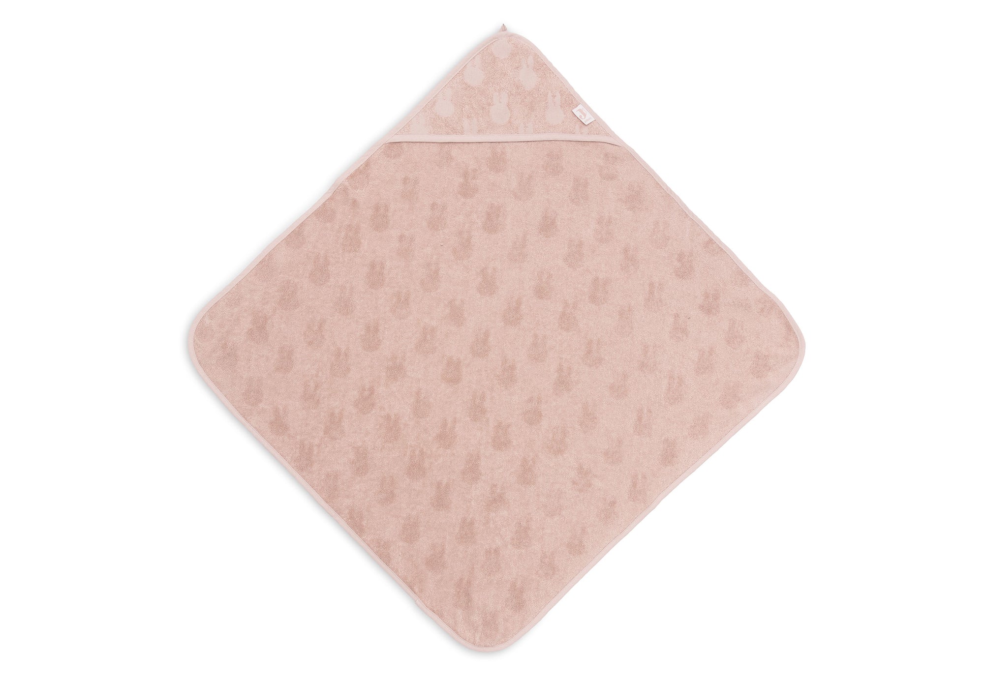 Badcape Badstof - Miffy Jacquard Wild Rose
