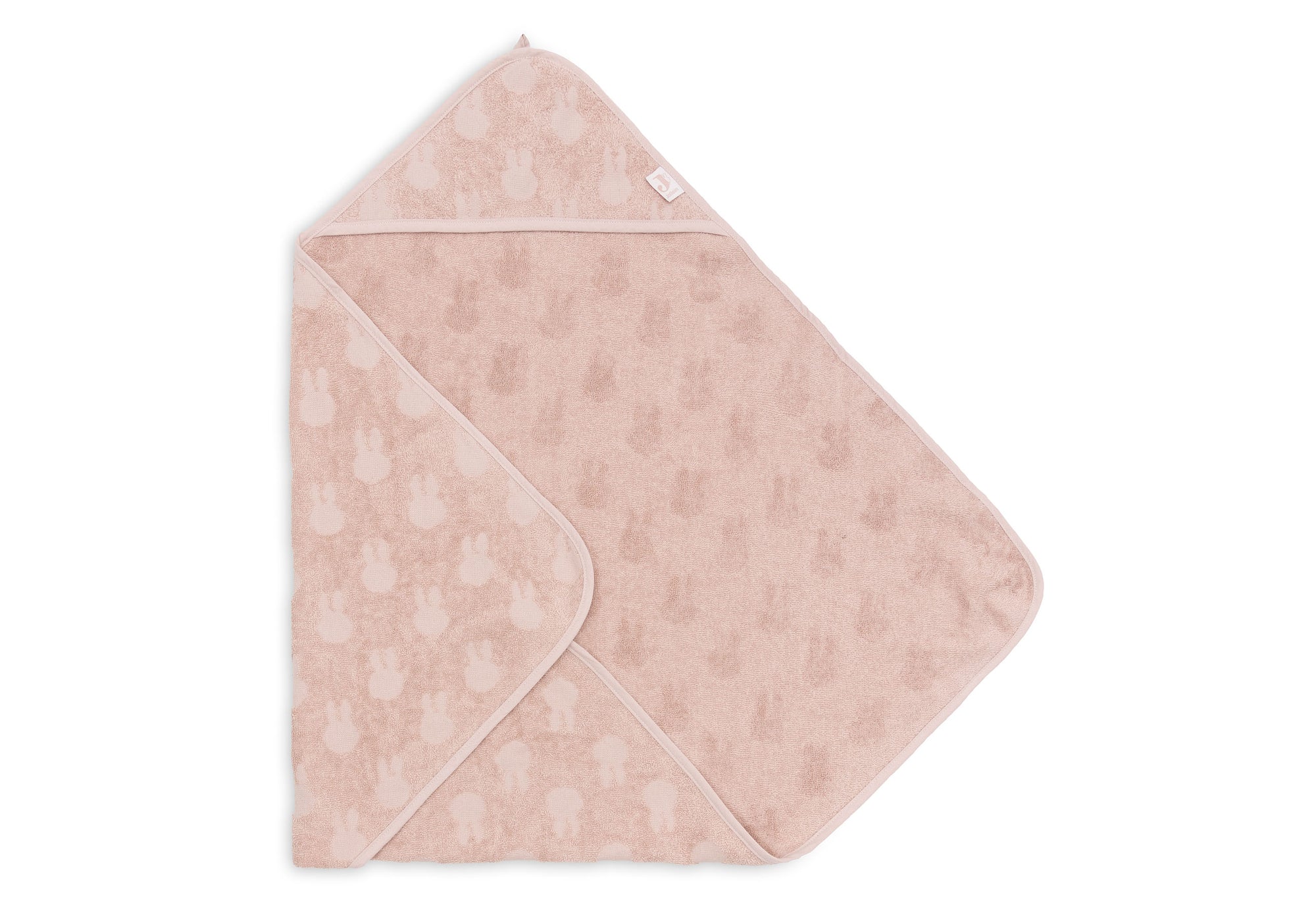 Badcape Badstof - Miffy Jacquard Wild Rose
