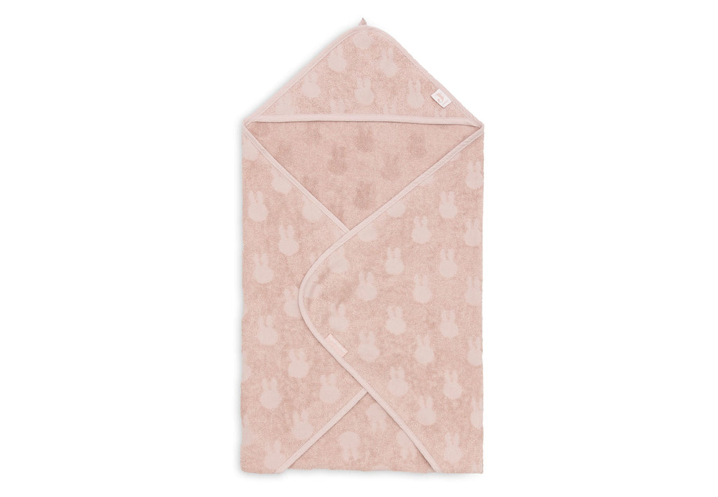 Badcape Badstof - Miffy Jacquard Wild Rose