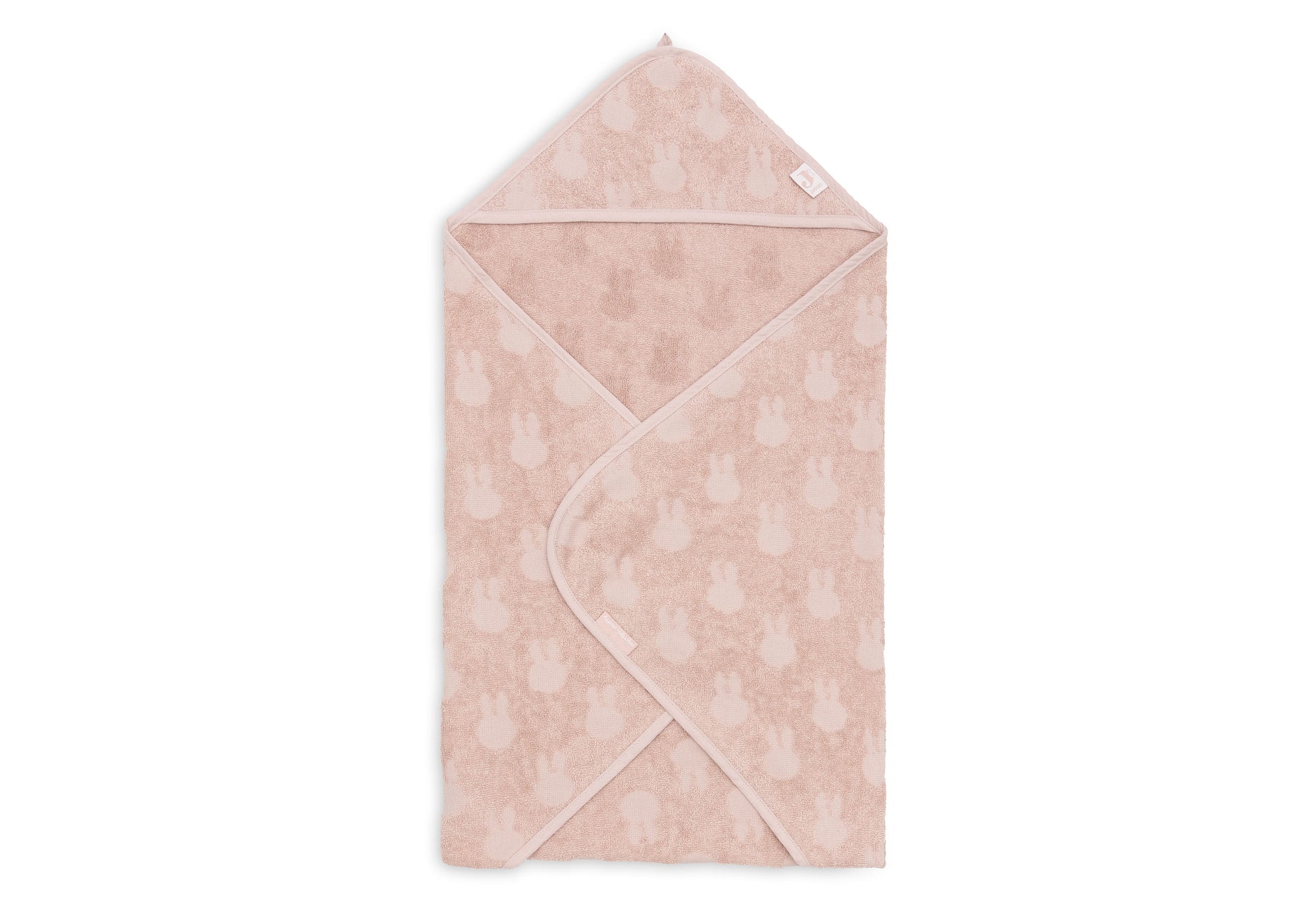 Badcape Badstof - Miffy Jacquard Wild Rose