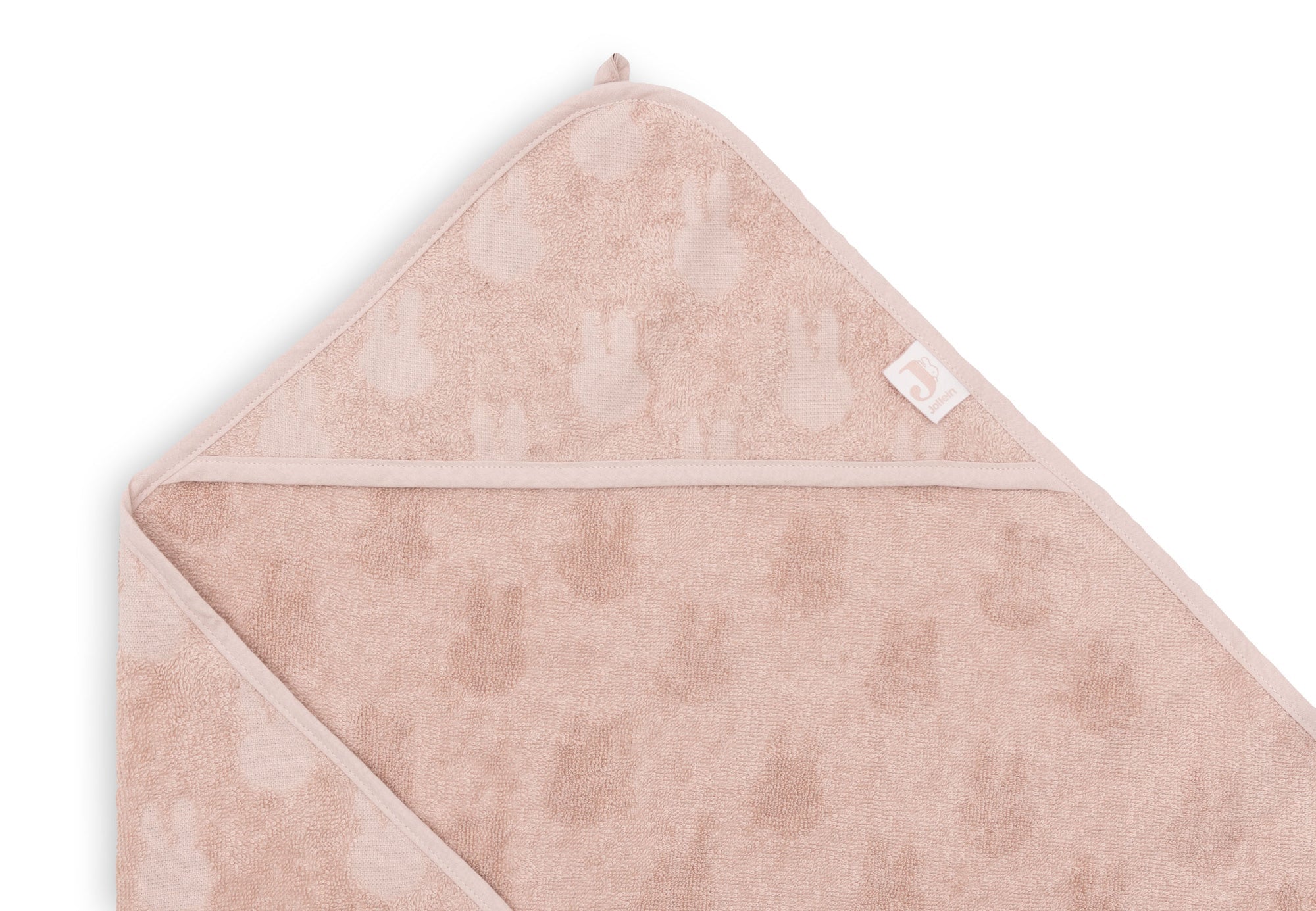 Badcape Badstof - Miffy Jacquard Wild Rose