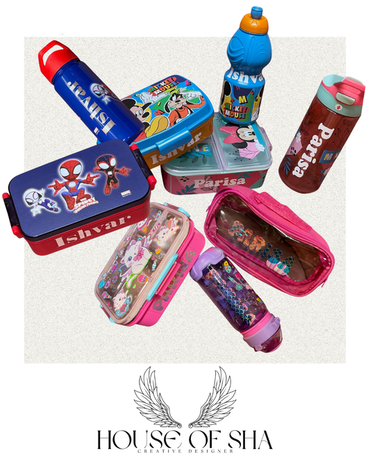 ✨ Vinyl Name Stickers – Personalized for School Kids