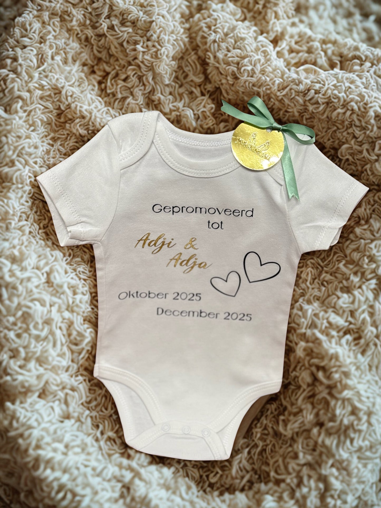 “Promoted to Grandma & Grandpa” – Personalized Baby Romper