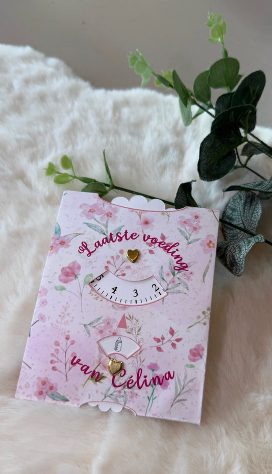 Baby Feeding Reminder Card – “Last Feeding” Standard & Luxury Editions