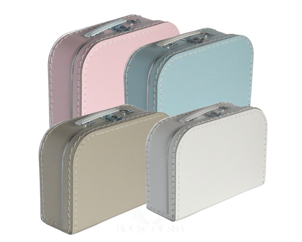 Personalized Birth Keepsake Suitcase – Custom Name &amp; Birth Details