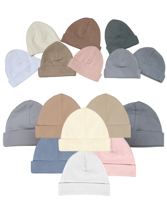 Personalised newborn beanie with name – soft baby hat