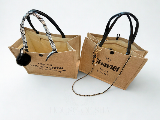 “My Luxury Bag Is at Home” – Styled Tote Collection [LV]