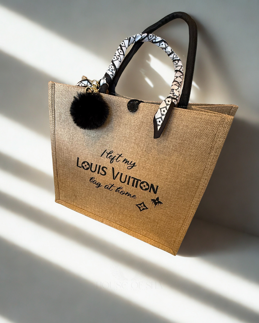 “My Luxury Bag Is at Home” – Styled Tote Collection [LV]