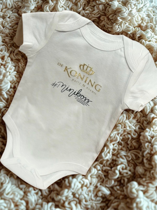 Custom Company Romper – “#MiniBoss” Design
