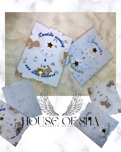 Baby Feeding Reminder Card – “Last Feeding” Standard & Luxury Editions