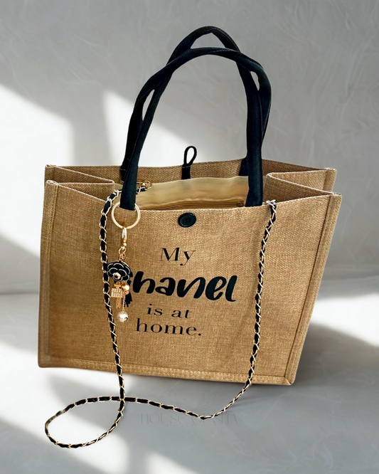 “My Luxury Bag Is at Home” – Styled Tote Collection [Chanel]
