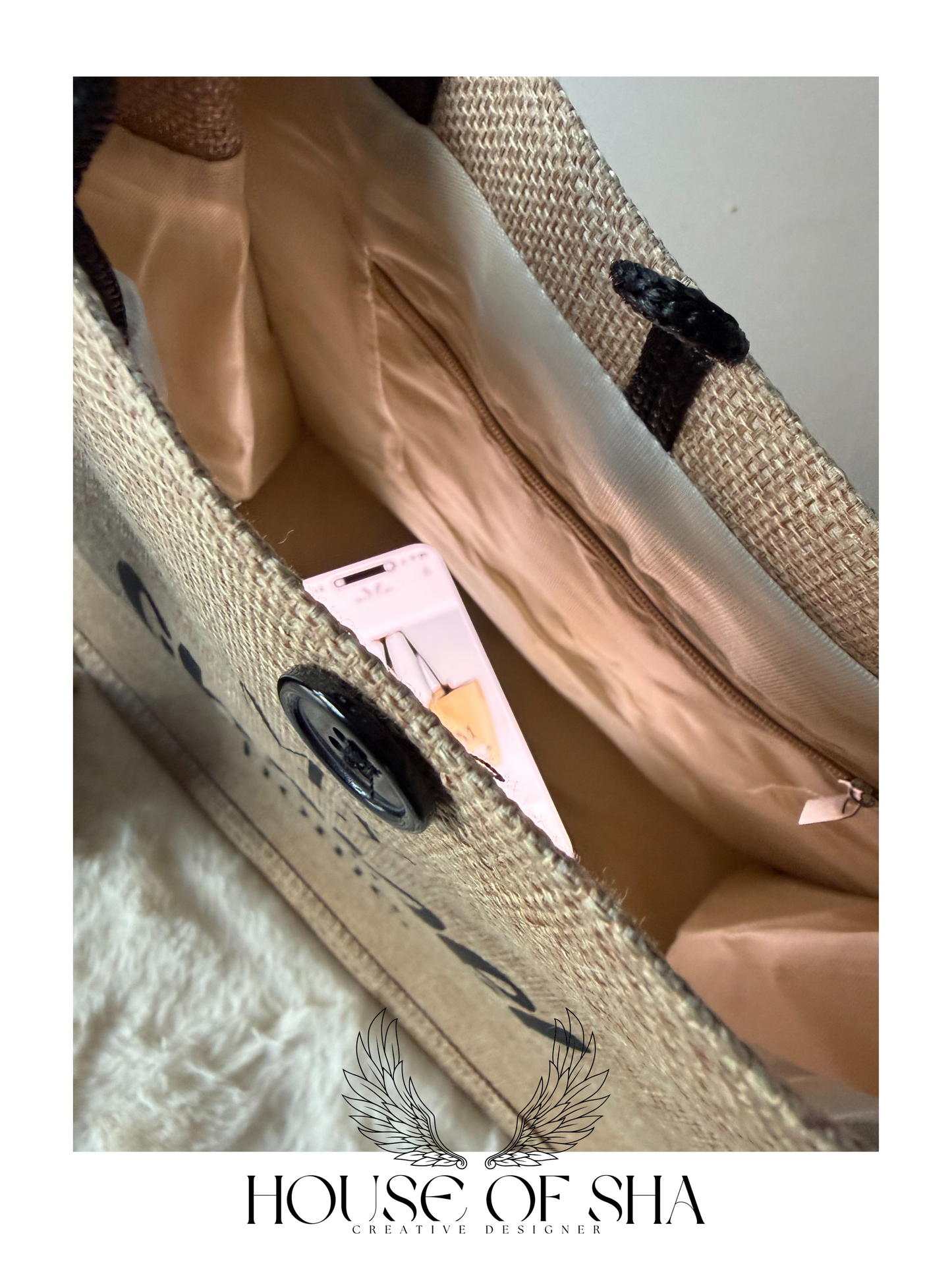 “My Luxury Bag Is at Home” – Designer Jute Tote Collection