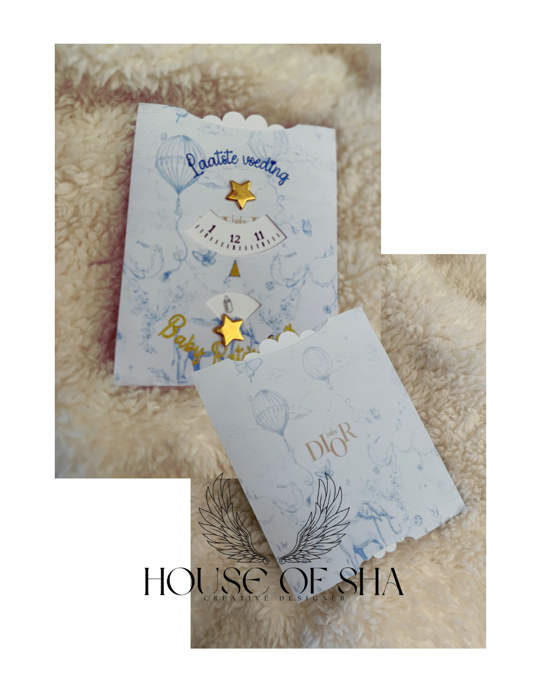 Baby Feeding Reminder Card – “Last Feeding” Standard & Luxury Editions