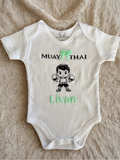 🥊 Muay Thai Baby Romper -  Personalize your own