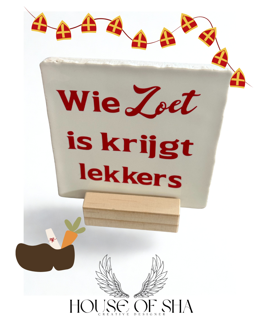 Sinterklaas Tegel – “Wie zoet is krijgt lekkers”