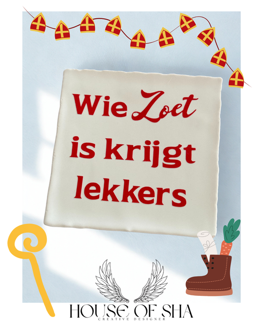 Sinterklaas Tegel – “Wie zoet is krijgt lekkers”